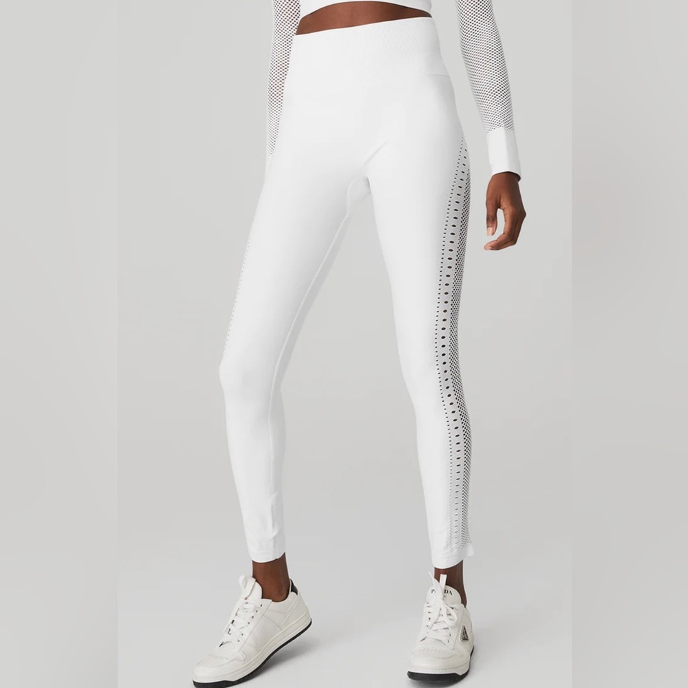 NWT ALO Yoga Seamless High-Waist 7/8 Open Air Legging - Small